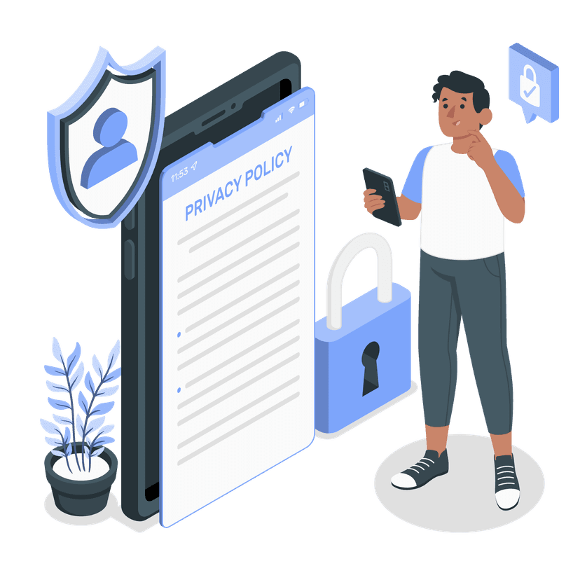 SparkShield Privacy and Security Illustration